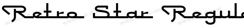 Retro Star Regular字体转换